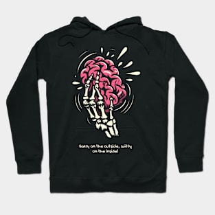 Bone with brain Hoodie